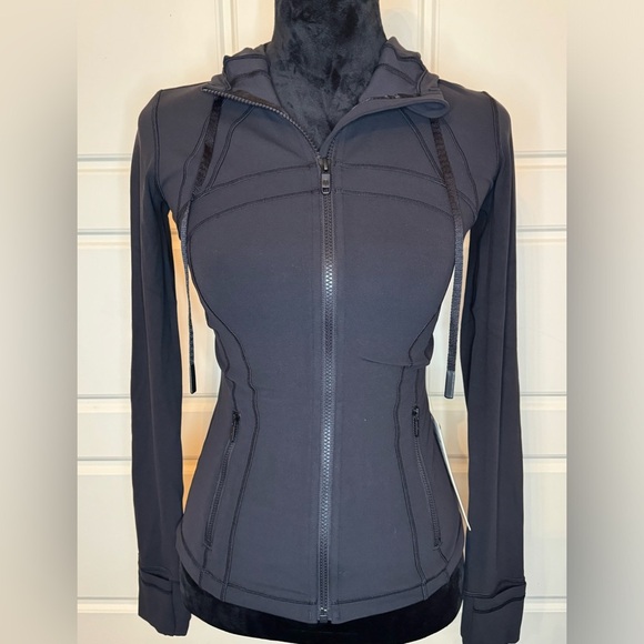 lululemon athletica Tops - Lululemon Nulu Hooded Jacket Black Sz 4